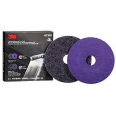 A 3M Stainless Steel & Aluminum Weld Removal Trial Pack, includes 1187C 60+ & HD-DH 60+ XXCRS, 4-1/2 in x 7/8 in