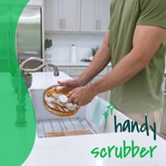 Scotch- Brite® Little Handy Scrubber - Rinse Claim