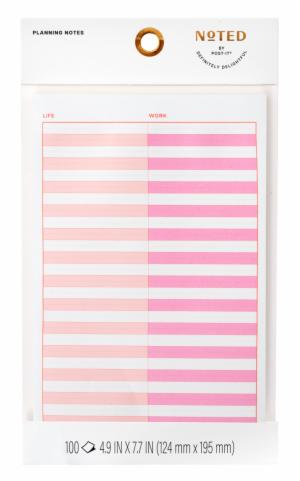Post-it Noted Planning Notes NTD11-58-2, Muti Color, 4.9in x 7.7in (124.4mm x 195mm)image