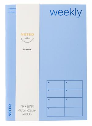 Post-it Noted Notebook NTD11-NB-1, Cornflower (Blue), 9.875 x 7in (25 x 17.7cm)image