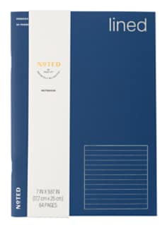 Product image of a color notebook