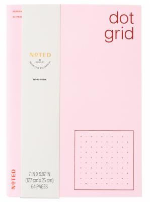 Post-it Noted Notebook NTD11-NB-4, Pink, 9.875 x 7in (25 x 17.7cm)image
