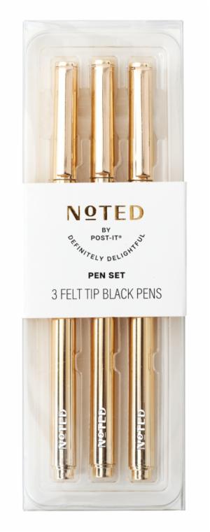 Post-it Noted Metallic Pen Set NTD11-PEN-2, 3 Pensimage