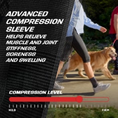 ACE™ Flex Comfort Compression Sleeve Ankle 208704, 208705, 208710 B+ Feature Benefit,  enhanced content