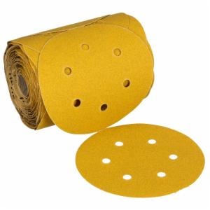 3M™ Stikit Gold Abrasive Disc Roll 61645, 80D, 6 in (150 mm), Dust-Free, 100 Discs/Roll, 6 Rolls/Case image 3M™ Stikit Gold Abrasive Disc Roll 61645, 80D, 6 in (150 mm), Dust-Free, 100 Discs/Roll, 6 Rolls/Caseimage