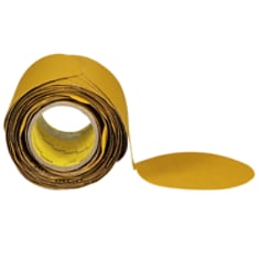 3M Stikit Gold Abrasive Disc Roll, 09311, 80D, 6 in (150 mm), No Hole