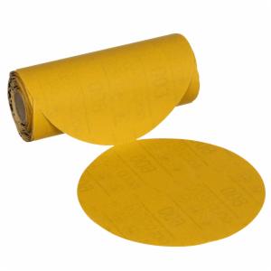3M™ Stikit Gold Abrasive Disc Roll 09320, 600, 6 in (150 mm), No Hole, 100 Discs/Roll 6 Rolls/Caseimage