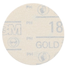 3M Hookit Gold Abrasive Disc, 09213, 180, 3 in (75 mm), No Hole