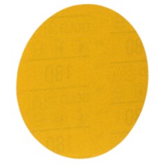 3M Hookit Gold Abrasive Disc, 09234, 180, 5 in (125 mm), No Hole
