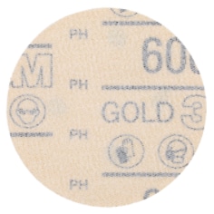 3M Hookit Gold Abrasive Disc, 09219, 600, 3 in (75 mm), No Hole
