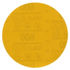 3M Hookit Gold Abrasive Disc, 09240, 600, 5 in (125 mm), No Hole