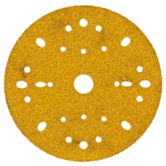 3M Hookit Gold Abrasive Disc 09280, 40D, 6 in (150 mm), Dust-Free