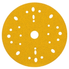 3M Hookit Gold Abrasive Disc 09281, 80D, 6 in (150 mm), Dust-Free