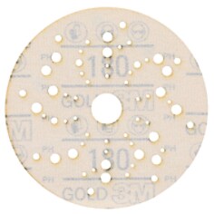 3M Hookit Gold Abrasive Disc 53022, 180, 5 in (125mm), Dust-Free