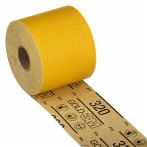 3M™ Stikit Gold Sheet Roll 02787, 320, 2-3/4 in x 45 yd (70 mm x 41 m), 10/Caseimage