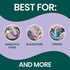 Scotch-Brite® Soap Control Odor Resist Non Scratch Dishwand, B+ Enhanced Content - Best For