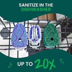 Scotch-Brite® Soap Control Odor Resist Non Scratch Dishwand, B+ Enhanced Content - Dishwasher