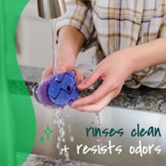 Scotch-Brite® Soap Control Odor Resist Non Scratch Dishwand, B+ Enhanced Content - Rinses Clean