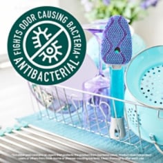 Scotch-Brite® Soap Control Odor Resist Non Scratch Dishwand, B+ Enhanced Content - Antibacterial