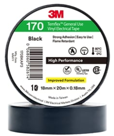 Temflex 170 Black 18 mm 20 m