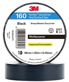 Temflex 160 Black 19 mm 20 m