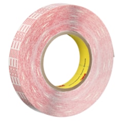 3M Double Coated Tape Extended Liner 476XL, Translucent, 1 in x 60 yd, 6 mil, 36 Roll/Case
