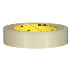 Scotch Light Duty Packaging Tape 600, Clear, High Clarity, 1 in x 72 yd, 3 in Core, 36/Case