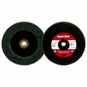 Scotch-Brite Clean and Strip XT Pro Extra Cut TN Quick Change Disc, XC-DN, A/O Extra Coarse, Green, 7 in x 5/8 in-11, 5 ea/Case image Scotch-Brite Clean and Strip XT Pro Extra Cut TN Quick Change Disc, XC-DN, A/O Extra Coarse, Green, 7 in x 5/8 in-11, 5 ea/Caseimage