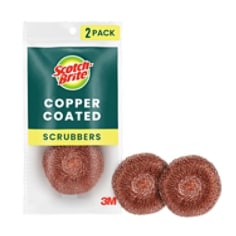 Scotch-Brite® Copper Coated Scrubbers, B+, 2 Pack - Out Of Pack, Hero Image