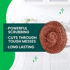 Scotch-Brite® Copper Coated Scrubbers, B+, Claim 1