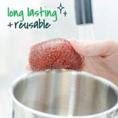 Scotch-Brite® Copper Coated Scrubbers, B+, Durability