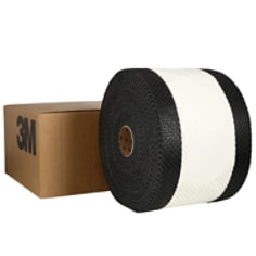 A highly retroreflective 3M Stamark white and black contrast pavement marking tape for use on highways and expressways