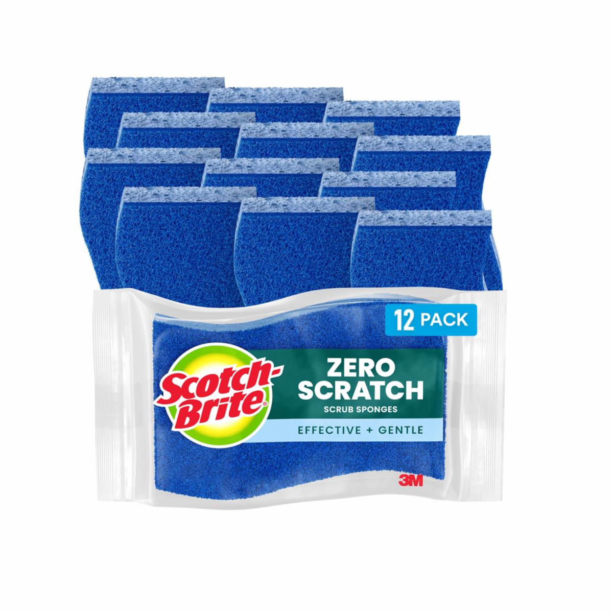 Scotch-Brite Zero Scratch Scrub Sponge 521