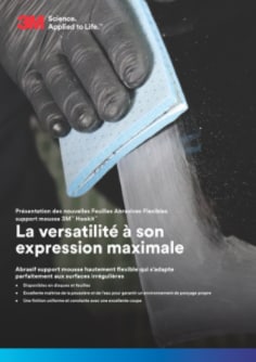 Brochure Feuilles Abrasives Flexibles Support Mousse 3M™ - fr - BR