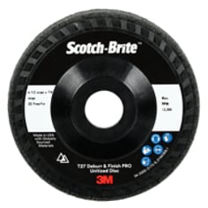 Scotch-Brite Deburr and Finish Pro Unitized Disc, DP-UD, 2S Fine, T27, 4-1/2 in x 7/8 in