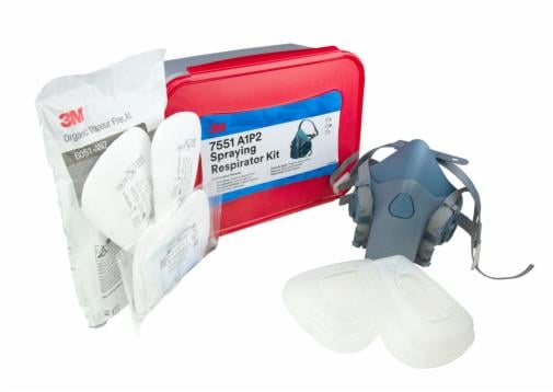 3M™ Spraying Respirator Kit 7551, A1P2, No Wipes Image