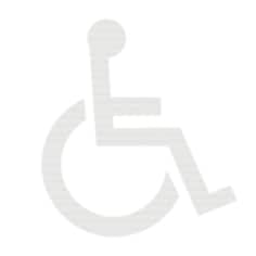 3M Stamark linered pavement marking symbols and legends, handicap symbol