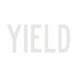 3M™ Stamark High Performance Tape SMS-L380IES, White, Yield Sign, 12 in x 18 inimage