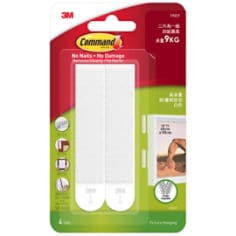 Command™ 超大型相片掛條 17217-TC,白色