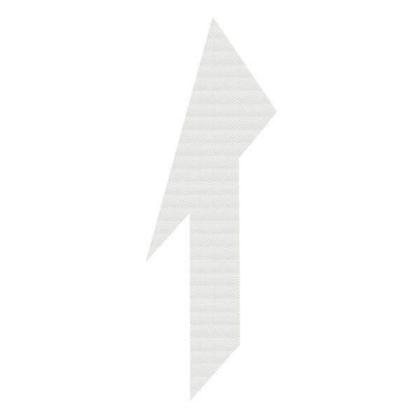 ™ Stamark Tape Right Lane Drop Arrow Symbol SMS-L380IES-RD