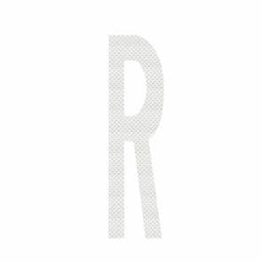 3M™ Stamark Tape Letter R Legend SMS-L270ES-R, 72.5 in x 11.5 in, 2 per pkgimage