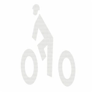 3M™ Stamark Tape Bicycle Symbol Left Facing, L270ES-LK6, 6 ft, 2 per pkgimage