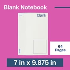 Post-it® Noted Notebook, White, 9.875 x 7in (25 x 17.7cm)