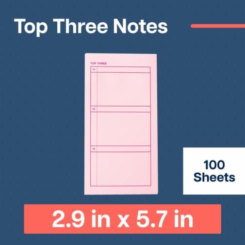 Ordinate Sticky Notes, vintage palet, 2 blokken, 100 vellen per vel