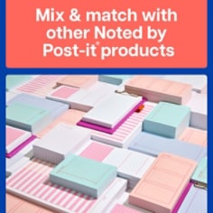 Post-it® Noted 5 Mini Felt Tip Pens in shades of Pink and Orange