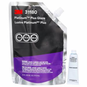 3M™ Platinum Plus Glaze 31180, 24 fl oz, Hardener Included, 6/Caseimage