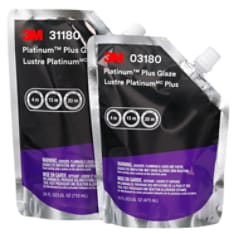 2 pouches of 3M Platinum Plus Glaze