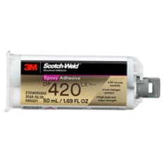 3M Scotch-Weld Epoxy Adhesive DP420LX, Black, 50ml Duo-Pak