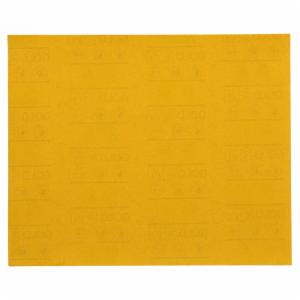 3M™ Gold Abrasive Sheet 12541, 320, 9 in x 11 in (229 mm x 280 mm), 50 Sheets/Pack, 5 Packs/Caseimage