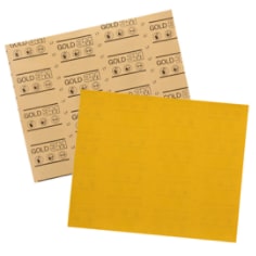 3M Gold Abrasive Sheet, Medium,  9 in x 11 in (229 mm x 280 mm)